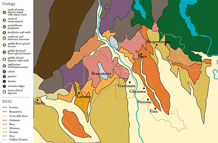 Lessona Bramaterra Map